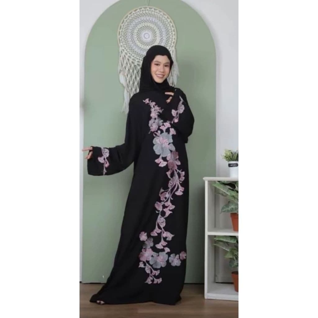 Modesti Jubah Sahara Sulam, Manik Terbaru Fashion Muslimah  Ada Pocket