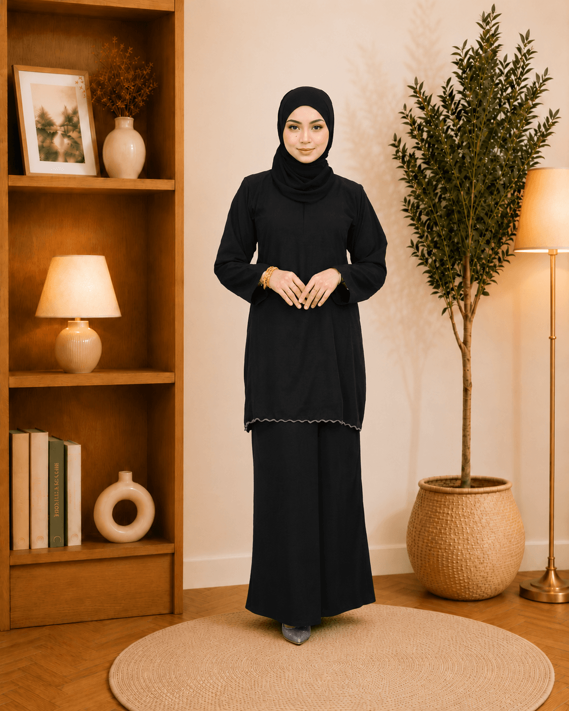 Baju Kurung Pahang Akasha | Cotton Jacquard | Saiz S-3XL