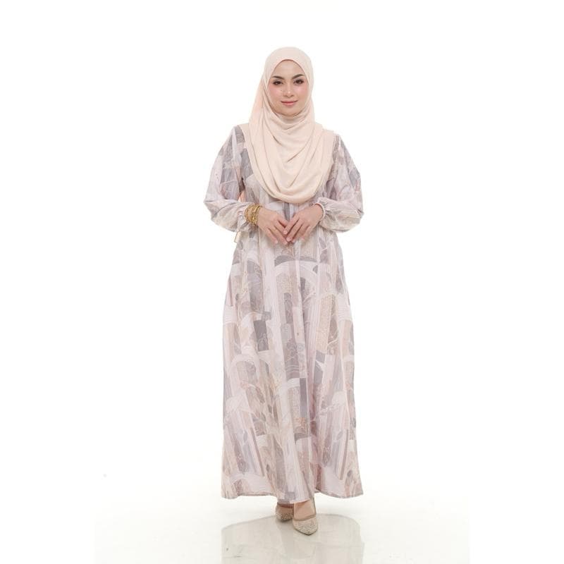 Jubah Dress Armani Exclusive Ironless | Korean Crepe |
