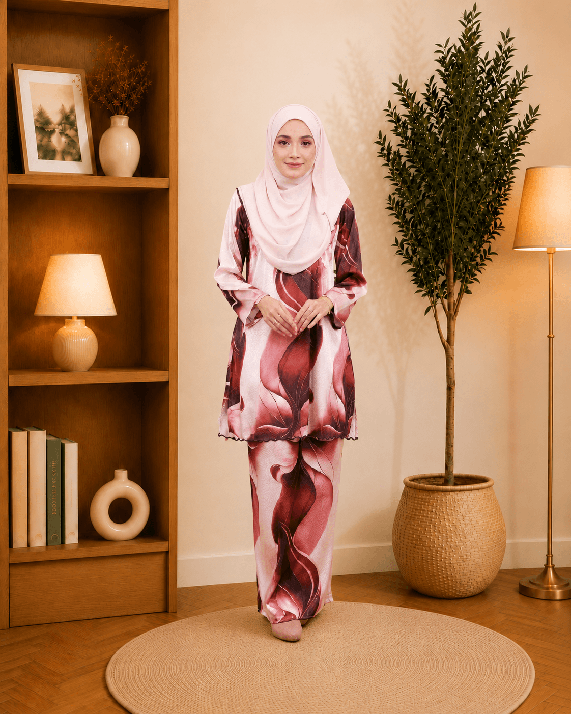 Baju Kurung Deluna | Silk Jacquard Premium | Saiz S-5XL