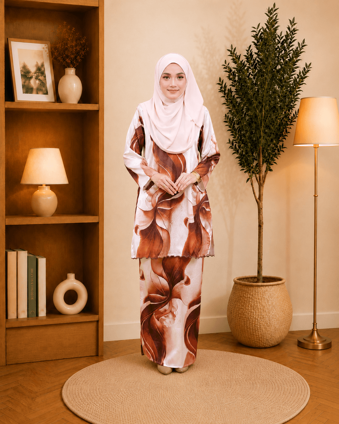 Baju Kurung Deluna | Silk Jacquard Premium | Saiz S-5XL