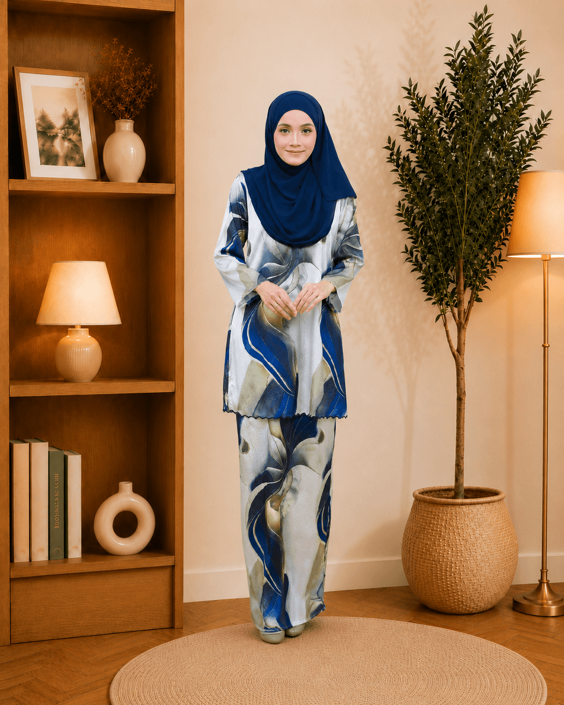 Baju Kurung Deluna | Silk Jacquard Premium | Saiz S-5XL