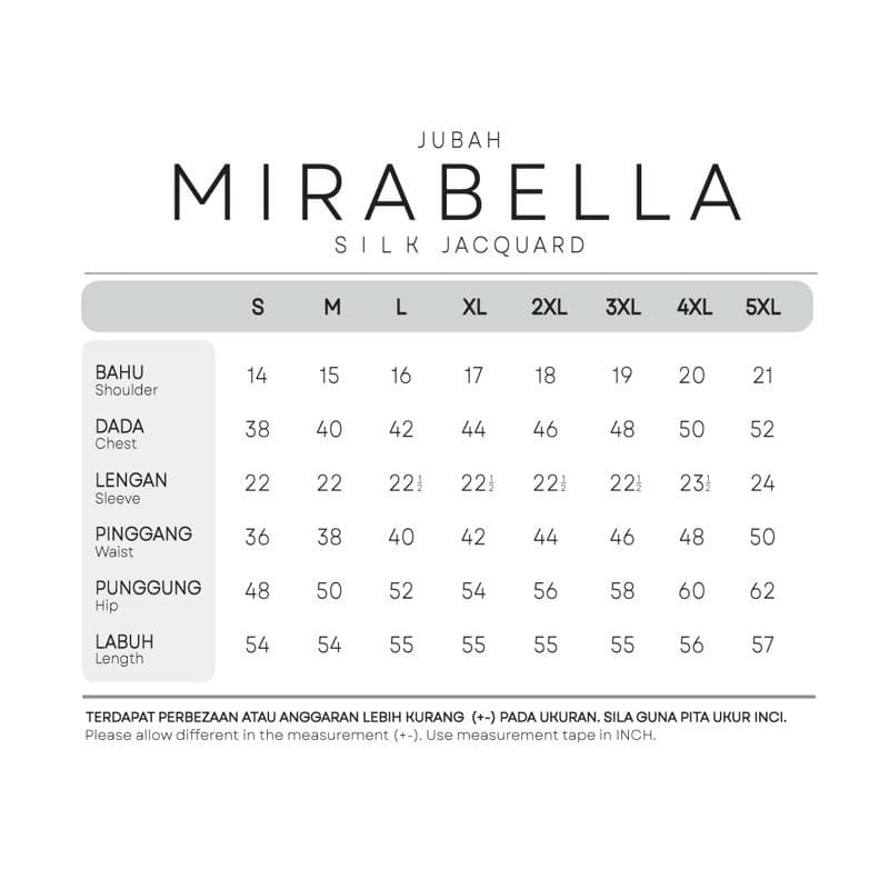 Jubah Dress Mirabella Floral | Silk Jacquard Premium | Saiz S-5XL